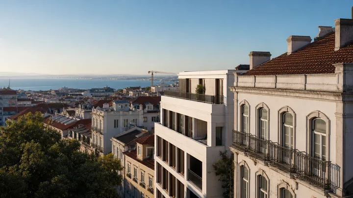 Paisagem urbana de Lisboa observada numa perspetiva de investimento